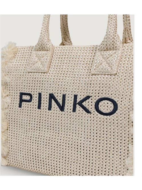 beach shopper rafia Pinko | 106673-A39Y.HZ39Y